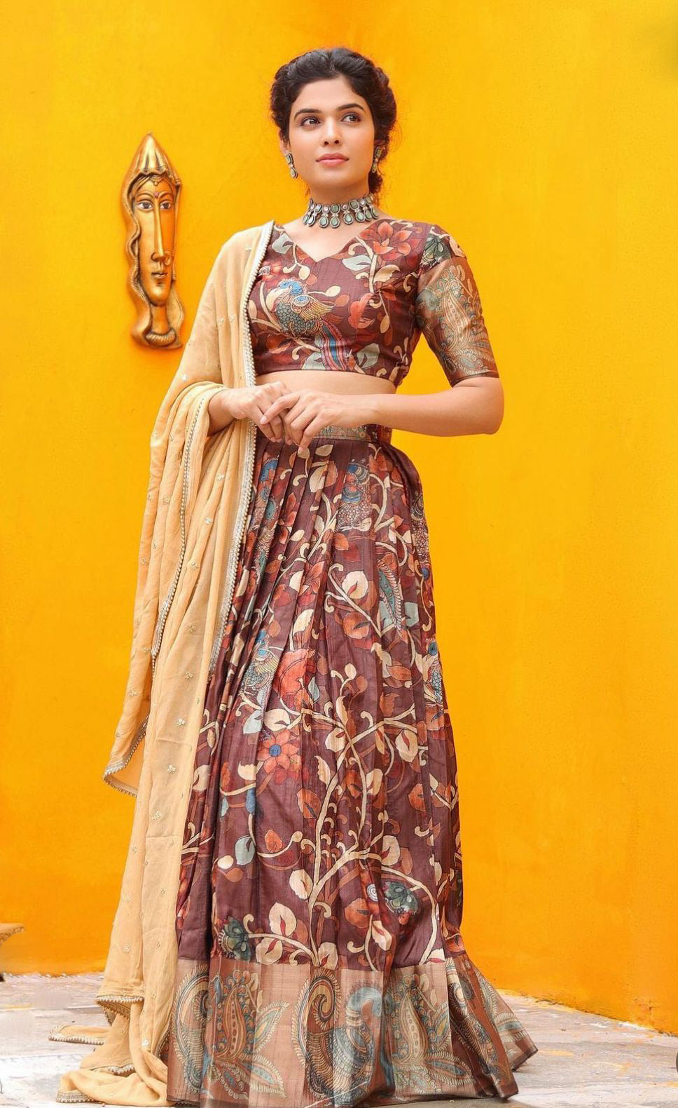 Occasion Wear Full Stitched Maroon Color Lehenga Choli