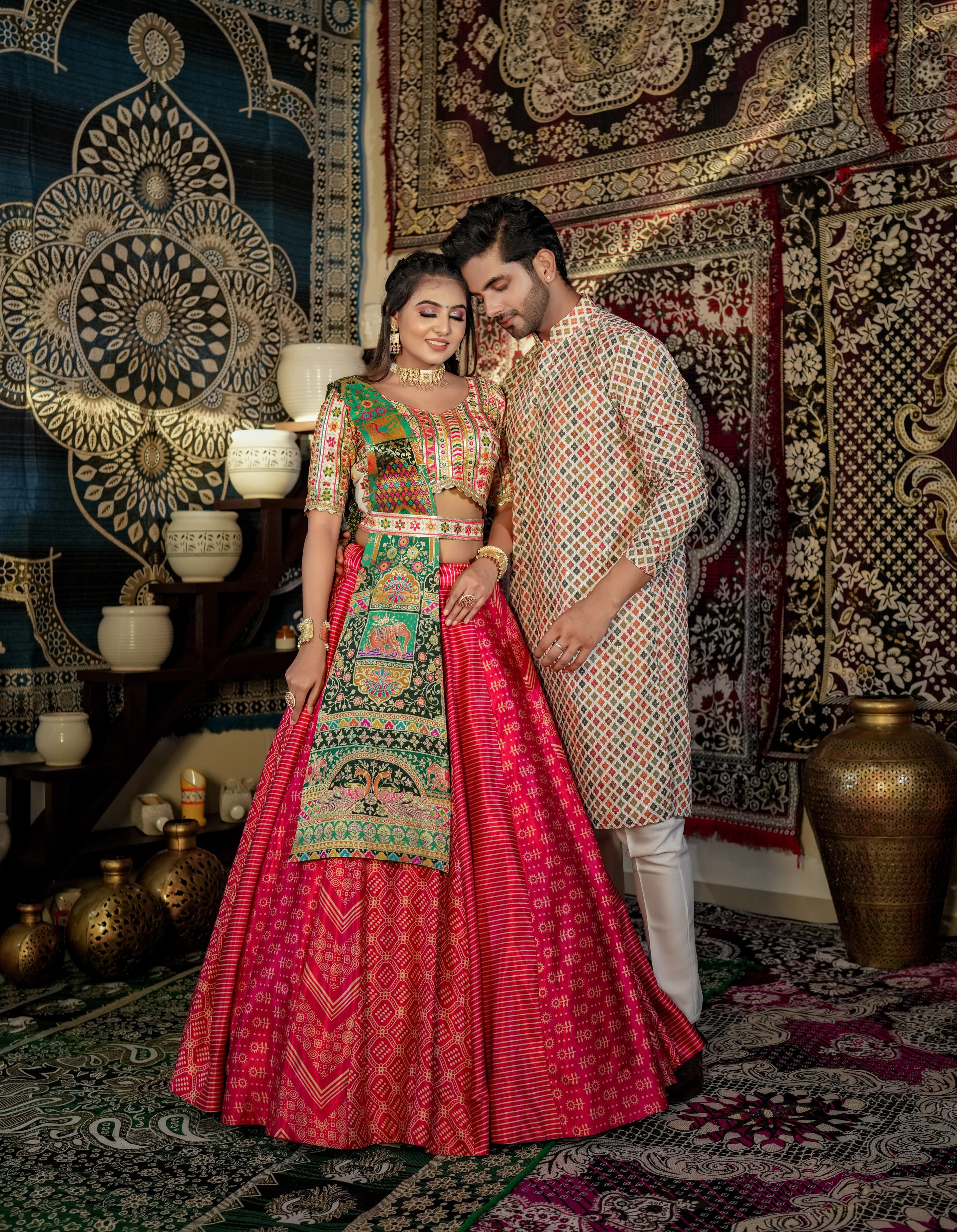 Astha Bridal Machine Wedding Wear Designer Printed Lehenga Choli at Rs 1290  in Surat