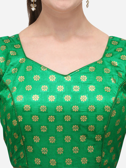 Stylish Green Color Printed Blouse