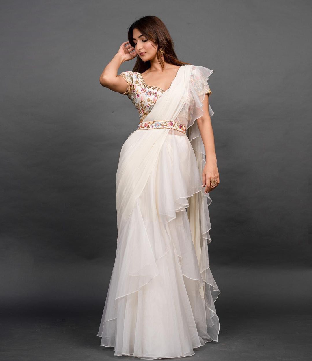 20 Brides Who Wore White Ensemble On Their Wedding: From Embellished Lehenga  To Sequin Saree