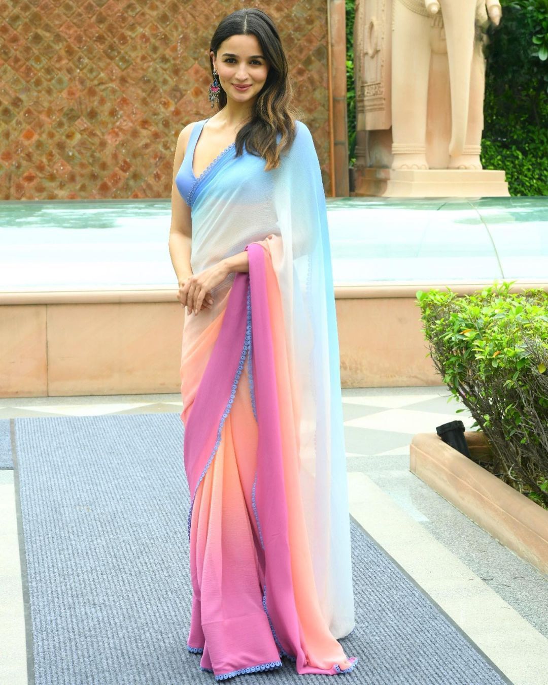 Bollywood Style Multi Color Digital Print Saree