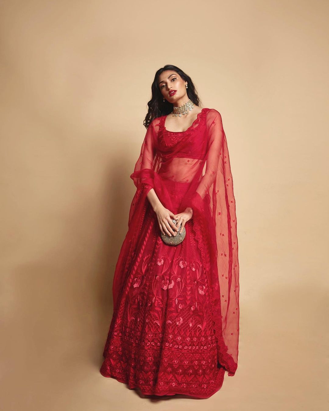 Bollywood Style Red Color Beautiful Work Lehenga Choli