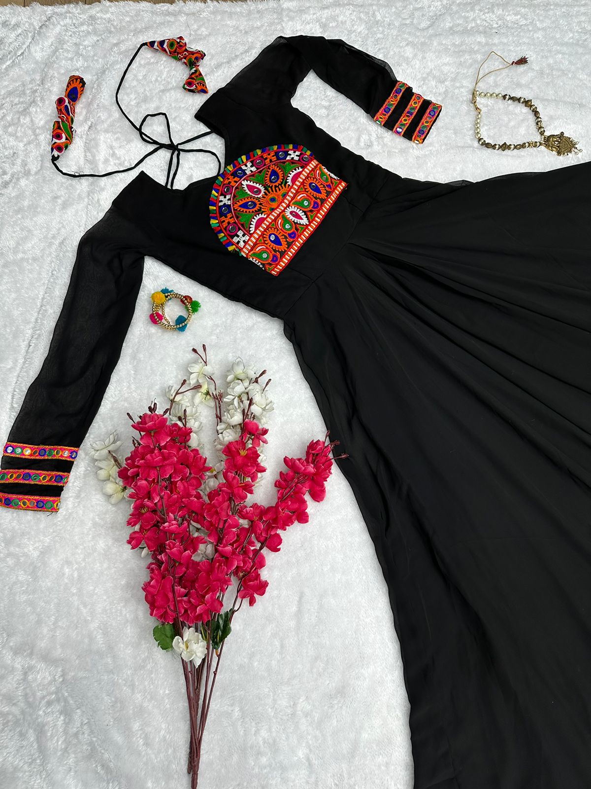 Navratri collection Black Color Latest Gown