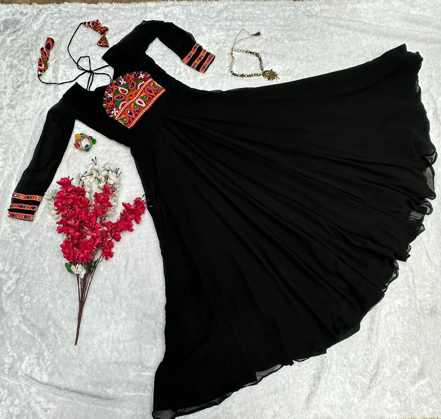 Navratri collection Black Color Latest Gown