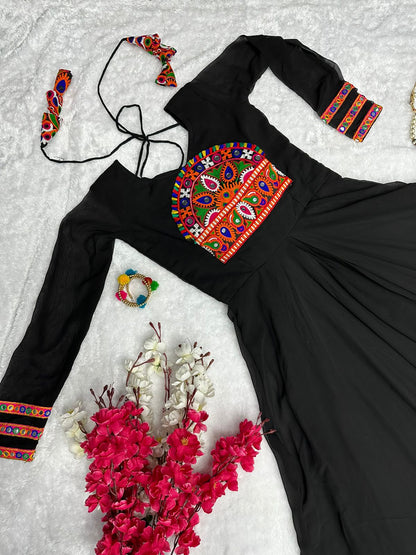 Navratri collection Black Color Latest Gown